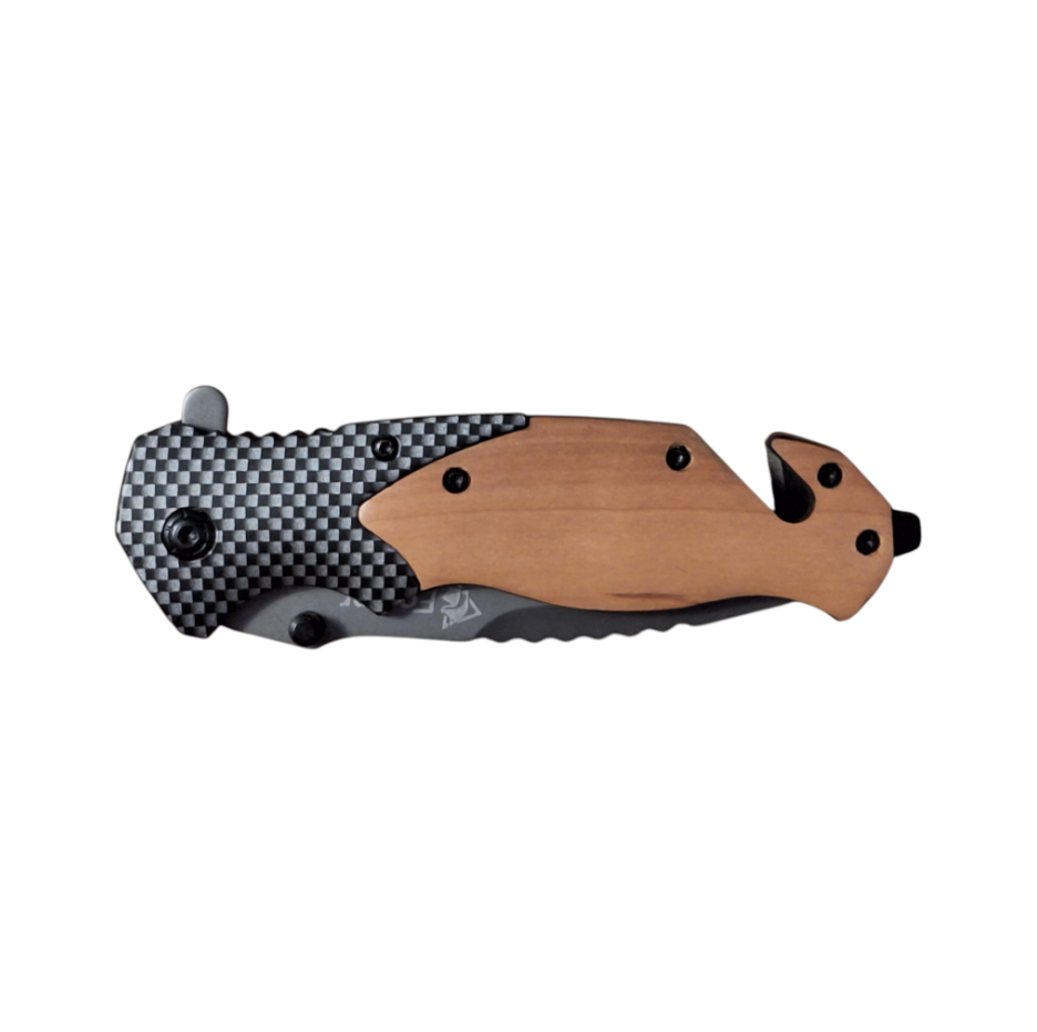 🔧 FOXTER® Sulankstomas Gelbėjimo ir Medžioklės Peilis – 21 cm