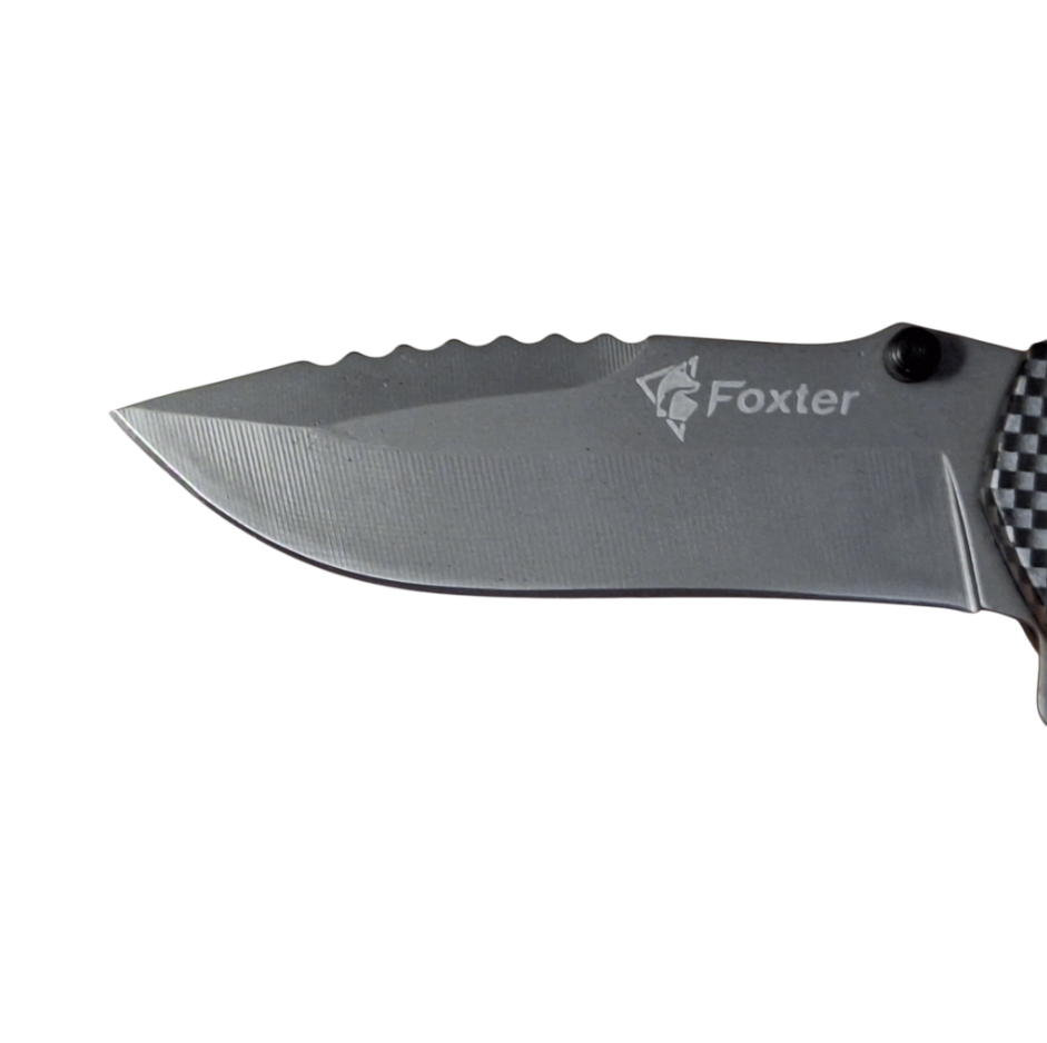 🔧 FOXTER® Sulankstomas Gelbėjimo ir Medžioklės Peilis – 21 cm