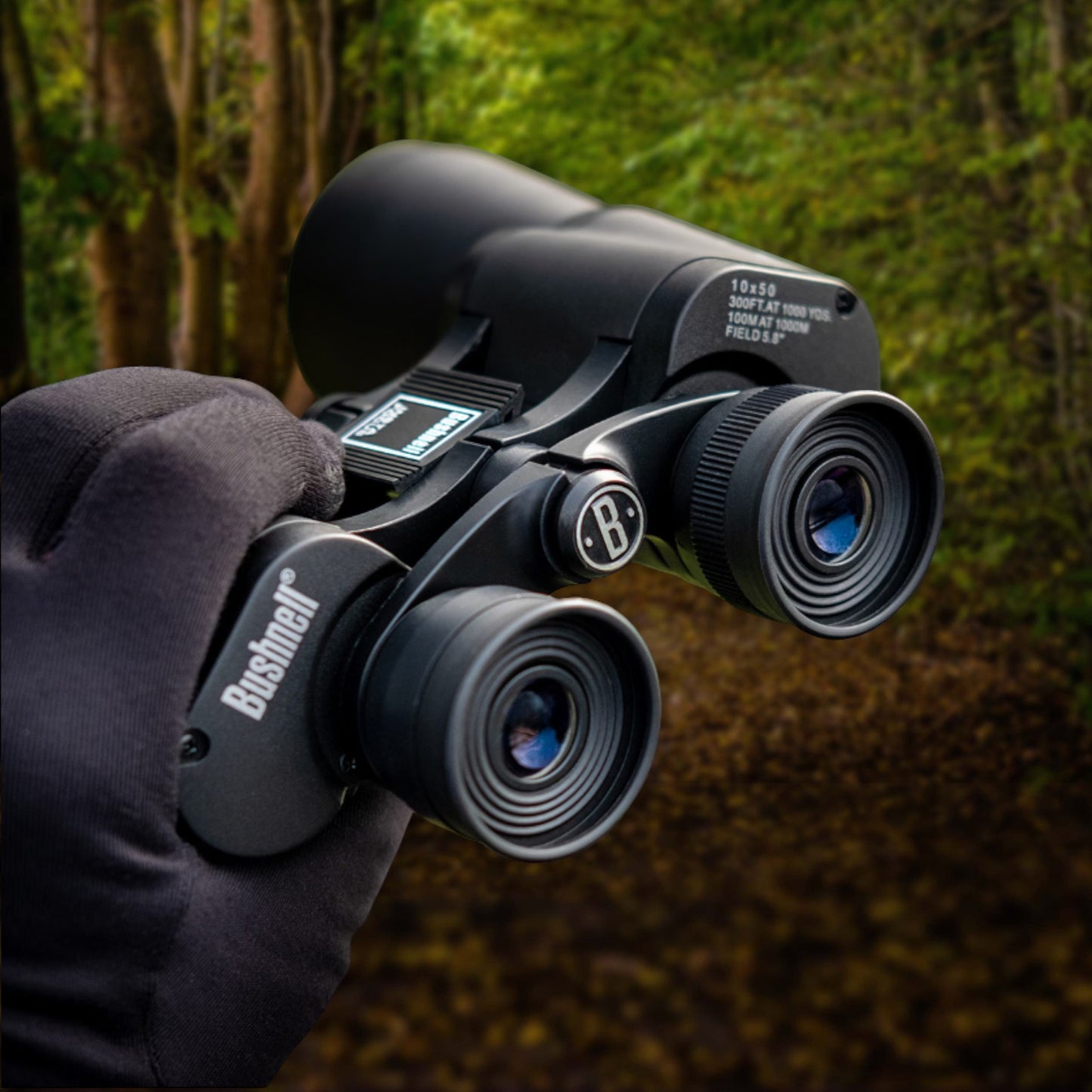 Bushnell Falcon 10x50 – universalūs žiūronai sportui, gamtai ir nuotykiams