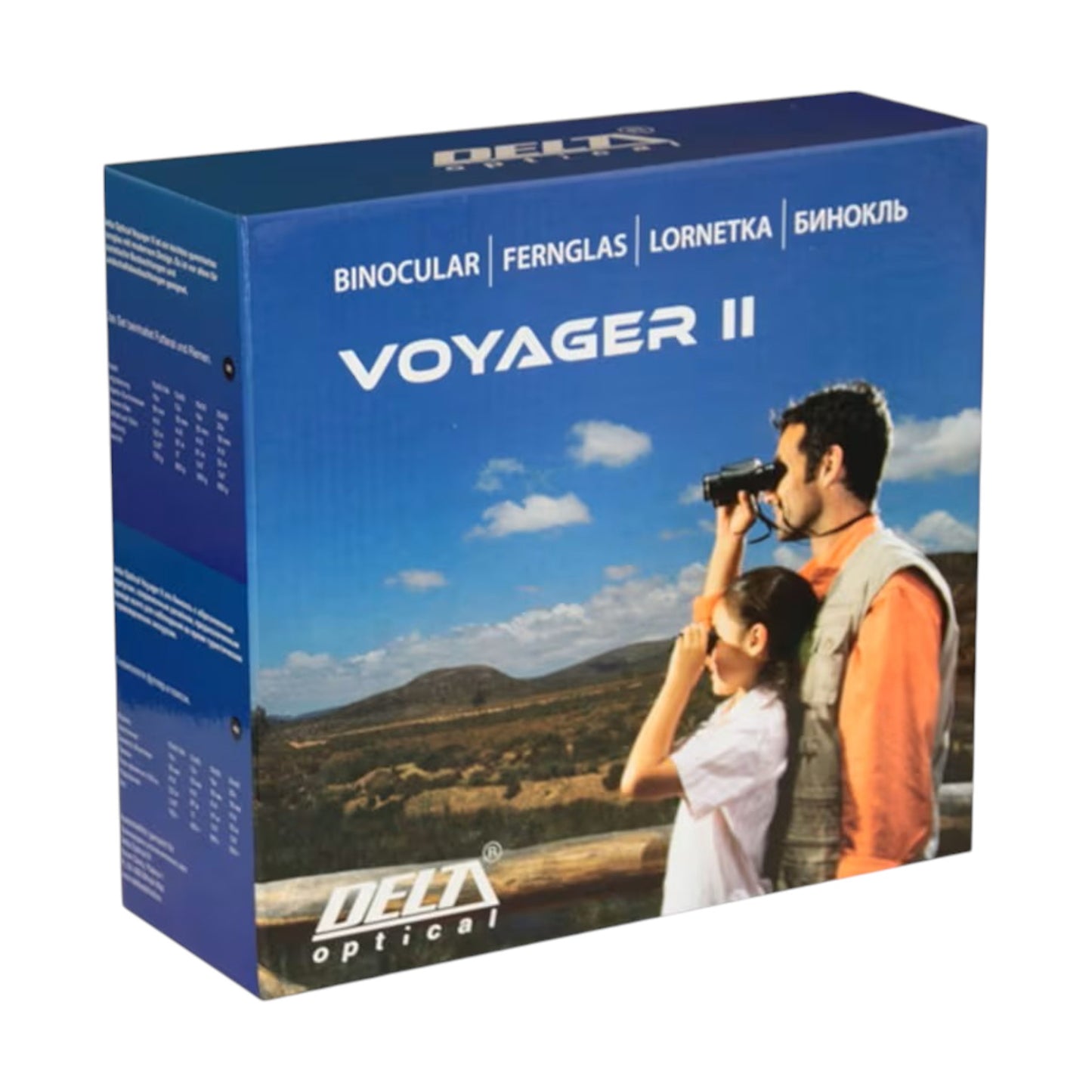 Delta Optical Voyager II 20×50 žiūronai — kompaktiški stebėjimo žiūronai gamtai ir renginiams