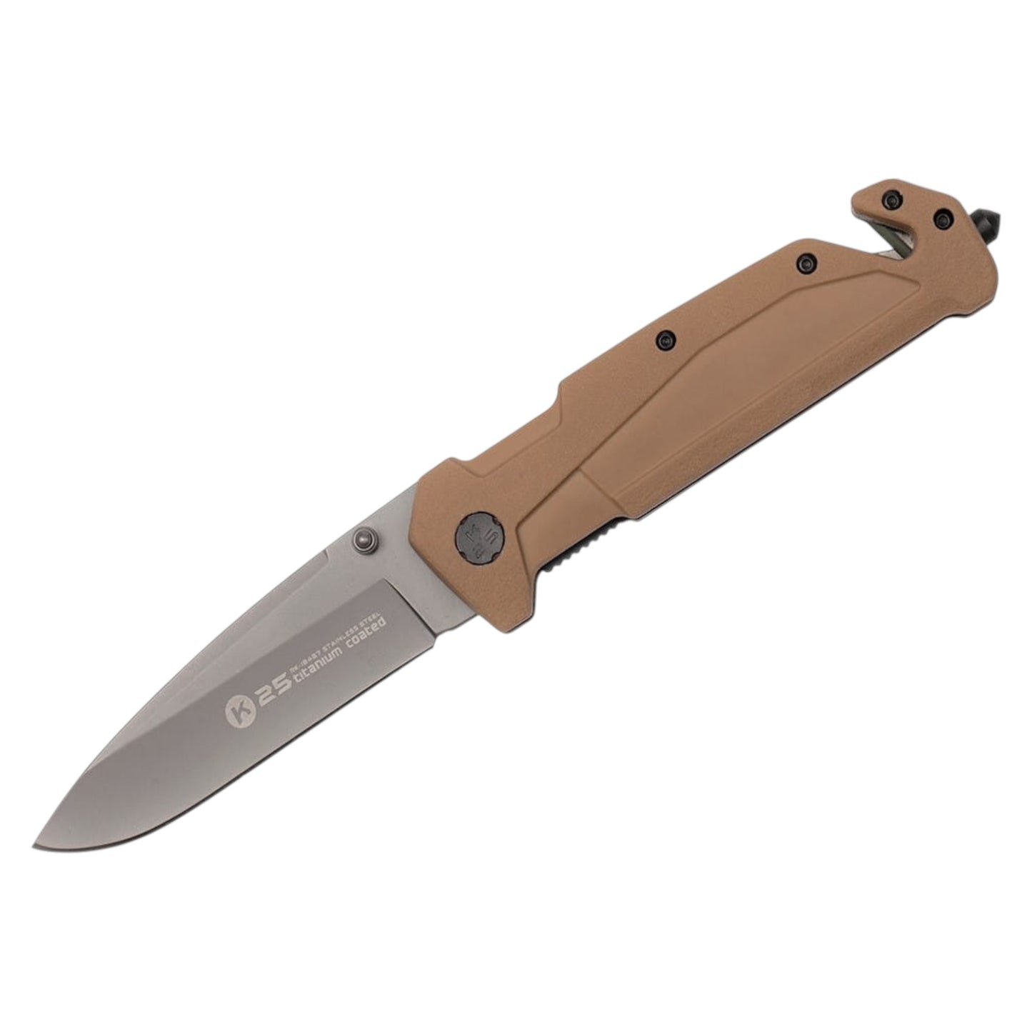Sulenkiamas gelbėjimo peilis K25 N-356B
