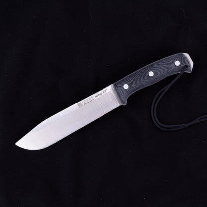 Joker Nomad 6.5 žygio ir stovyklavimo peilis su juoda Micarta rankena (CM137)