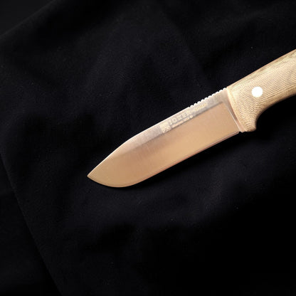 Joker Nomad CV125 bushcraft ir išgyvenimo peilis su Micarta rankena, 12,7 cm