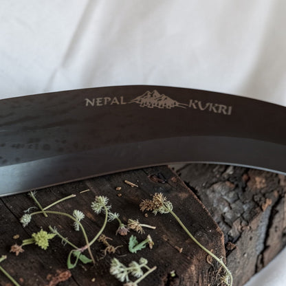 JKR743 Kukri tipo mačetė su gumine rankena, 56 cm