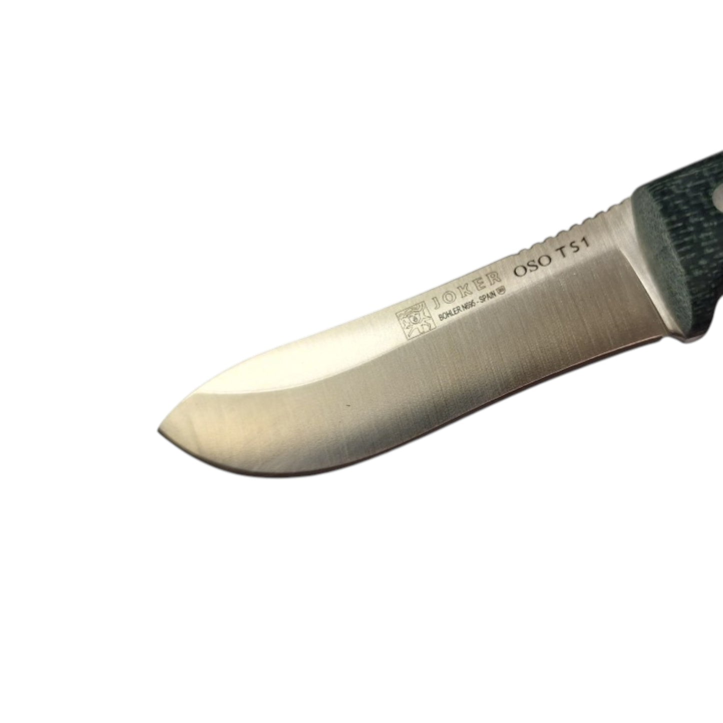 Joker OSO TS1 (Bear TS1) CM140 išgyvenimo ir medžioklės peilis su juoda Micarta rankena, 11 cm