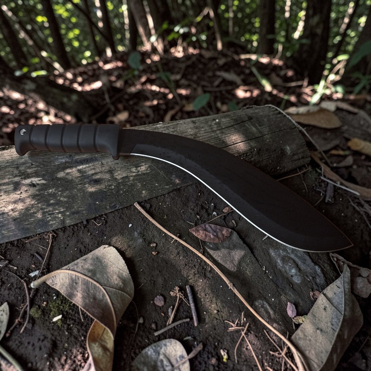 JKR743 Kukri tipo mačetė su gumine rankena, 56 cm