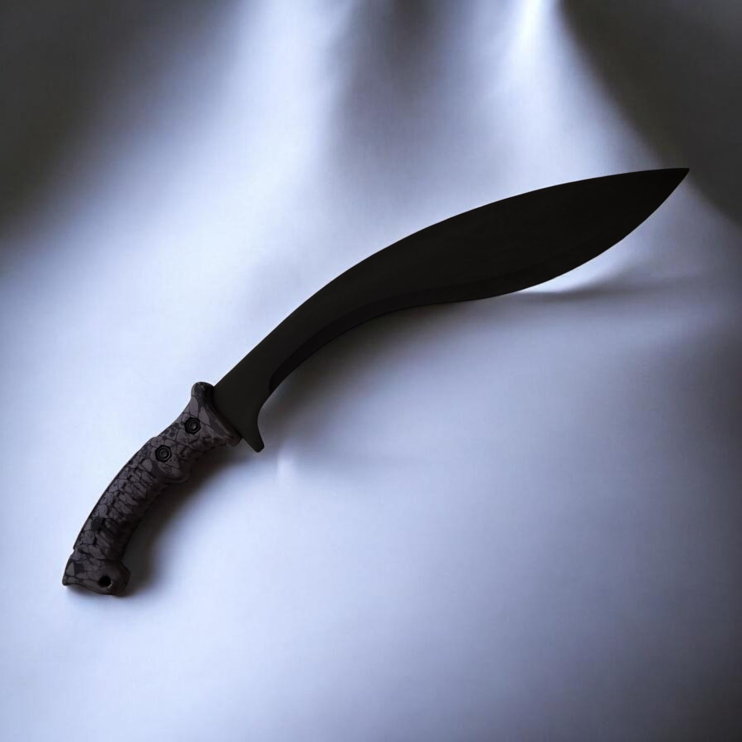JKR713 Sumatra kukri tipo mačetė su gumine rankena, 49 cm