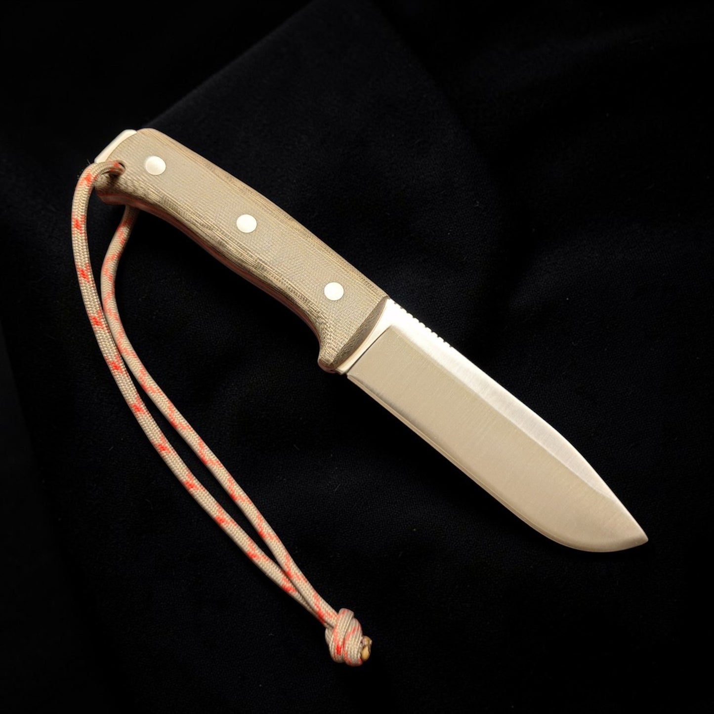 Joker Nomad CV125 bushcraft ir išgyvenimo peilis su Micarta rankena, 12,7 cm