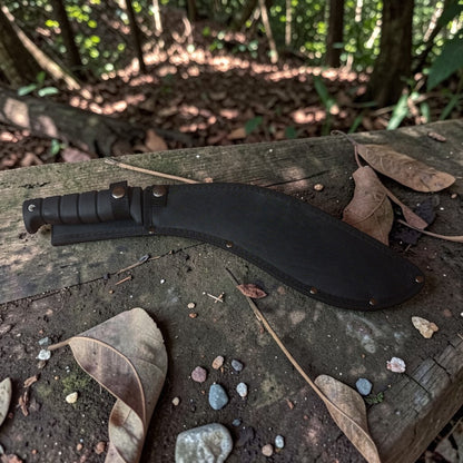 JKR743 Kukri tipo mačetė su gumine rankena, 56 cm