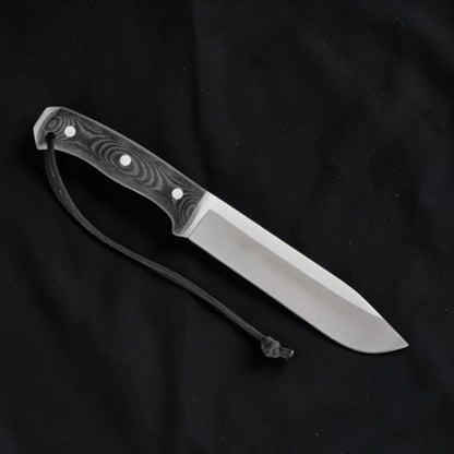 Joker Nomad 6.5 žygio ir stovyklavimo peilis su juoda Micarta rankena (CM137)