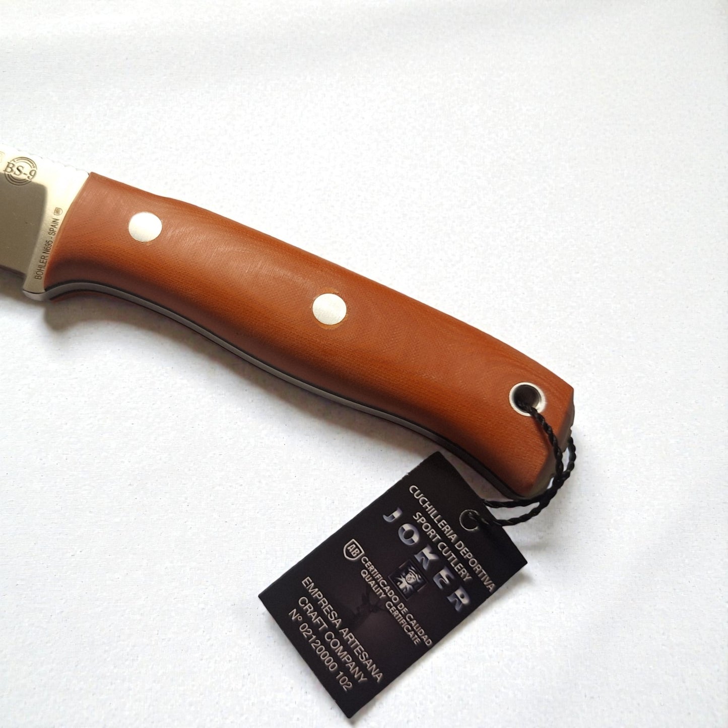 Joker Lynx CN111 bushcraft / išgyvenimo peilis su Micarta rankena, 10,5 cm