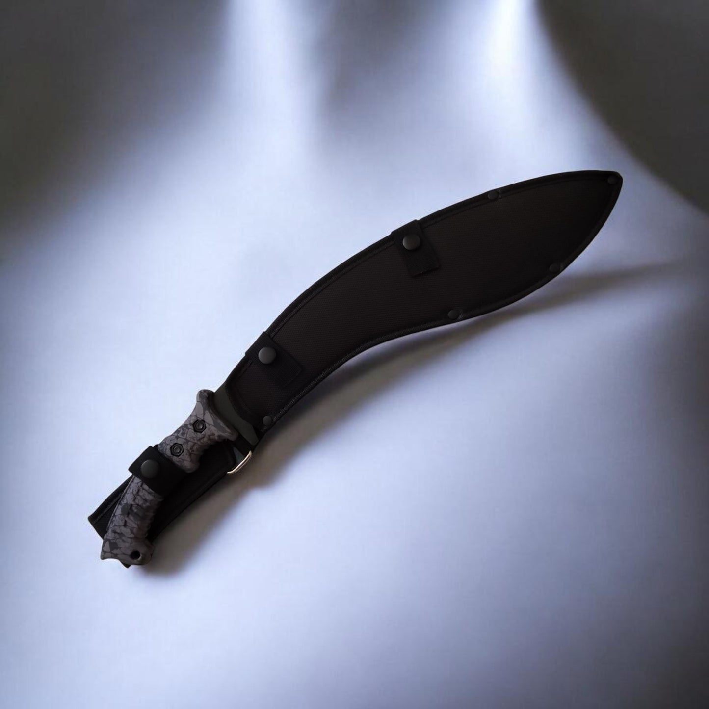JKR713 Sumatra kukri tipo mačetė su gumine rankena, 49 cm