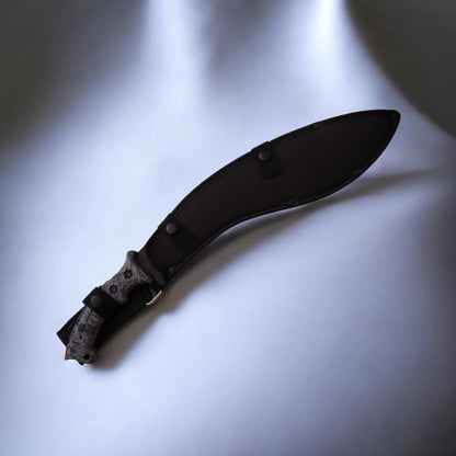 JKR713 Sumatra kukri tipo mačetė su gumine rankena, 49 cm