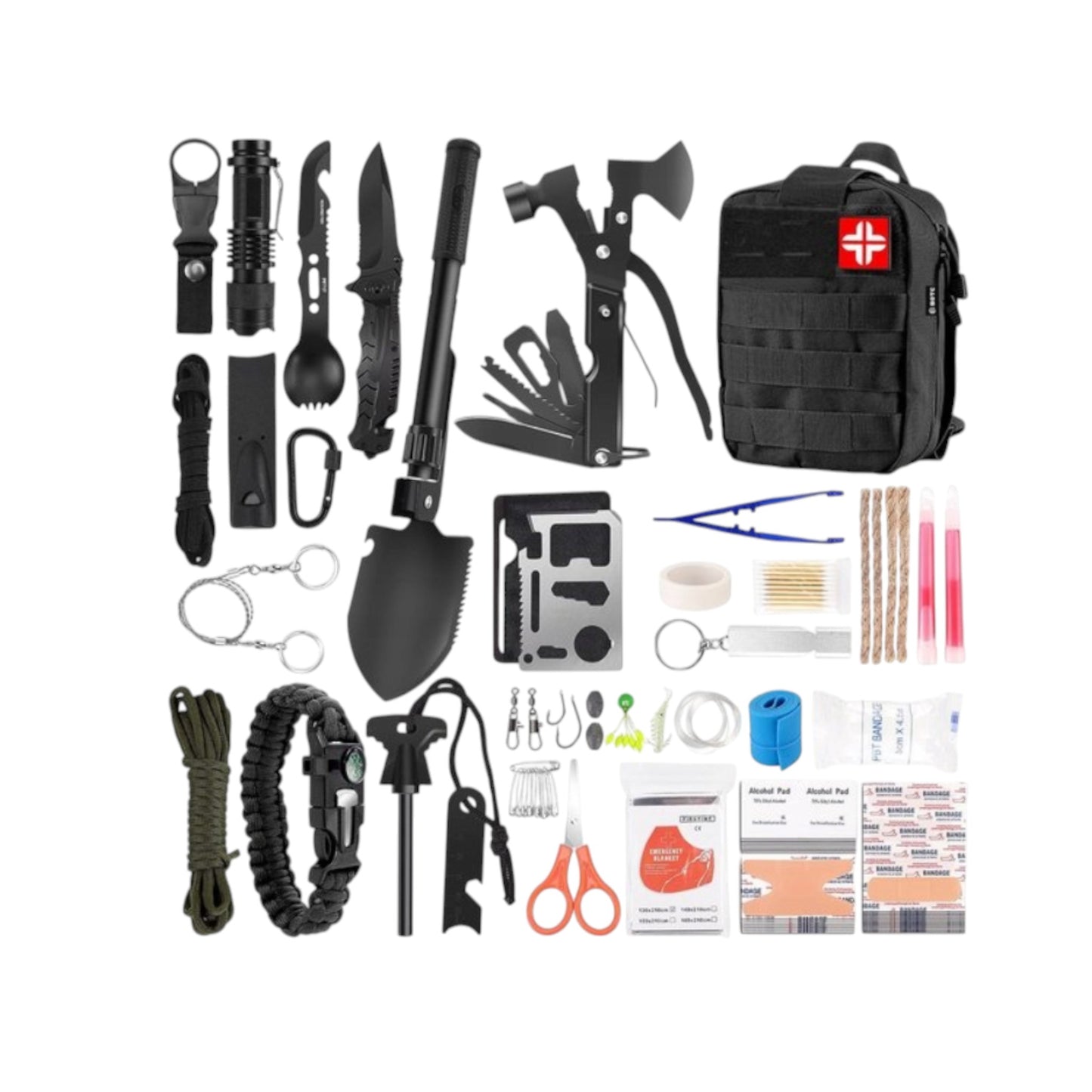 Didžiausia Taktinė Išgyvenimo Kuprinė 216-in-1 – Pasiruošimas Viskam