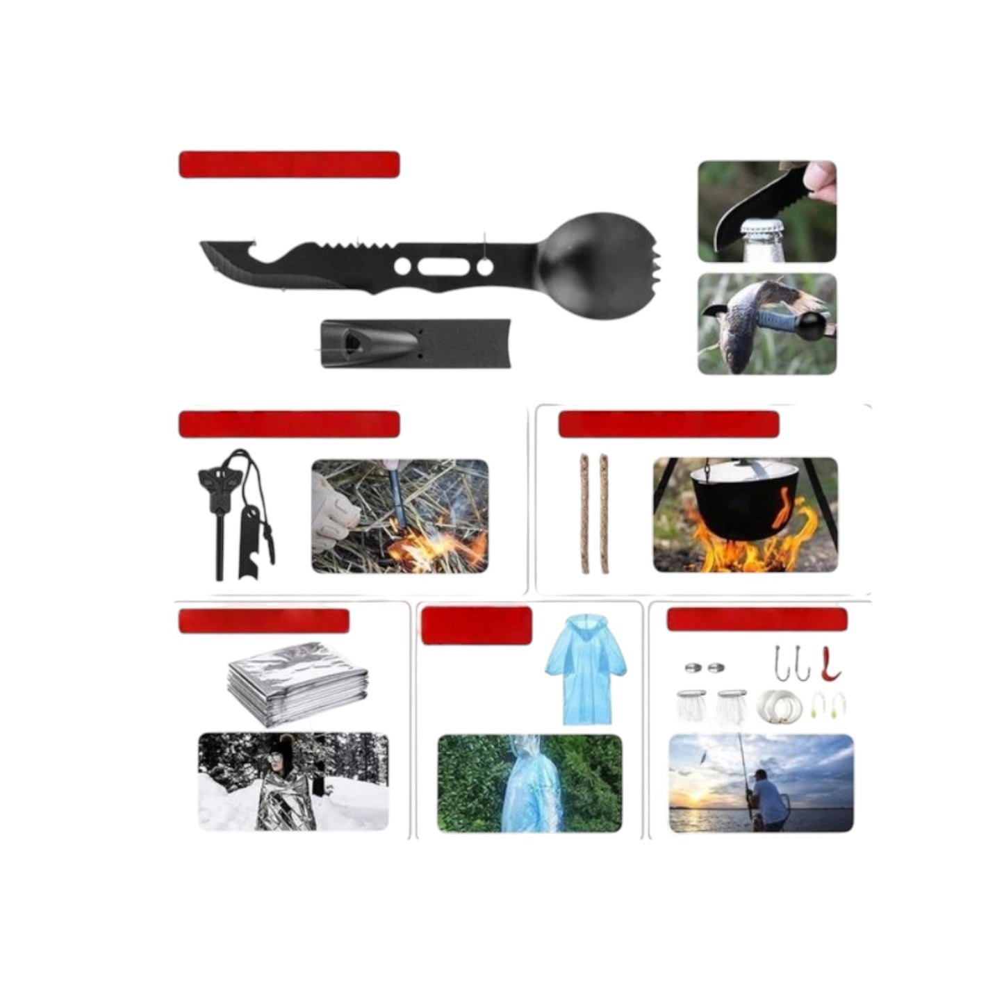 Didžiausia Taktinė Išgyvenimo Kuprinė 216-in-1 – Pasiruošimas Viskam