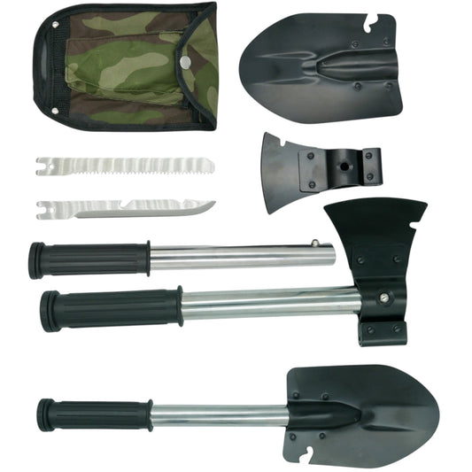 Daugiafunkcis sulankstomas 6 viename kastuvas