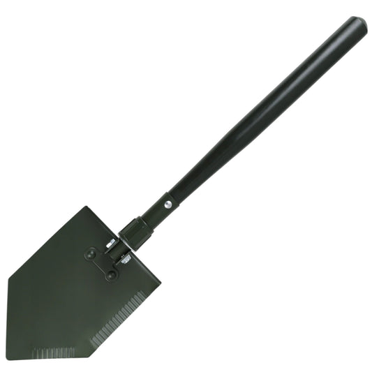 MFH sulankstomas turistinis kastuvas su medine rankena