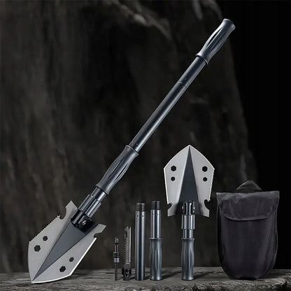 Sulankstomas Išgyvenimo Kastuvas 9-in-1 Kompaktiškas Patikimumas