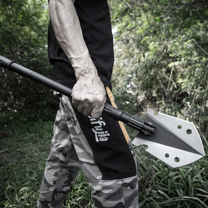 Sulankstomas Išgyvenimo Kastuvas 9-in-1 Kompaktiškas Patikimumas