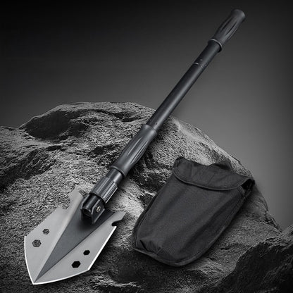 Sulankstomas Išgyvenimo Kastuvas 9-in-1 Kompaktiškas Patikimumas