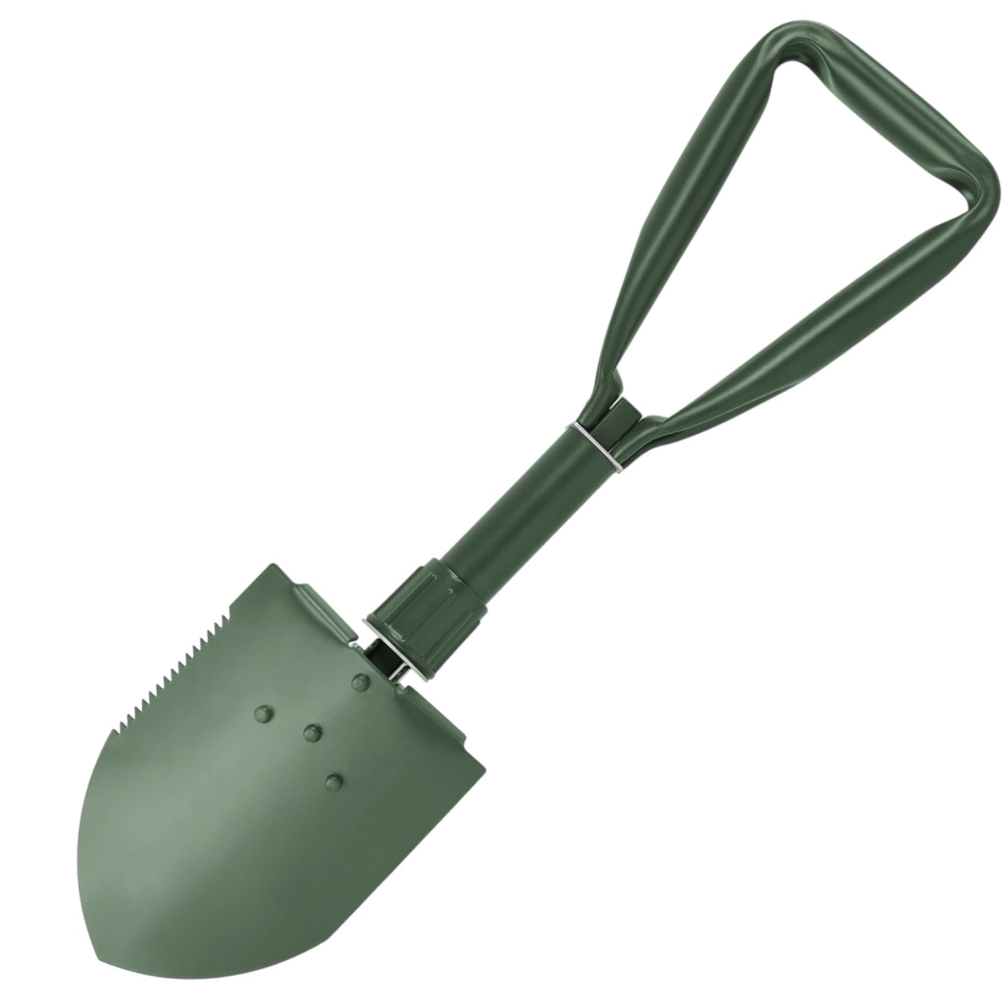 Žalias MFH sulankstomas lauko kastuvas