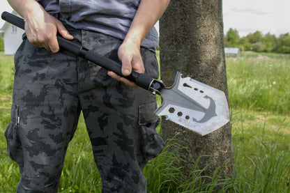 Sulankstomas Kastuvas 10-in-1 – Išgyvenimo Meistras