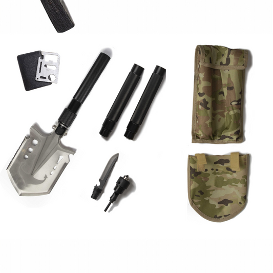 Sulankstomas Kastuvas 10-in-1 – Išgyvenimo Meistras