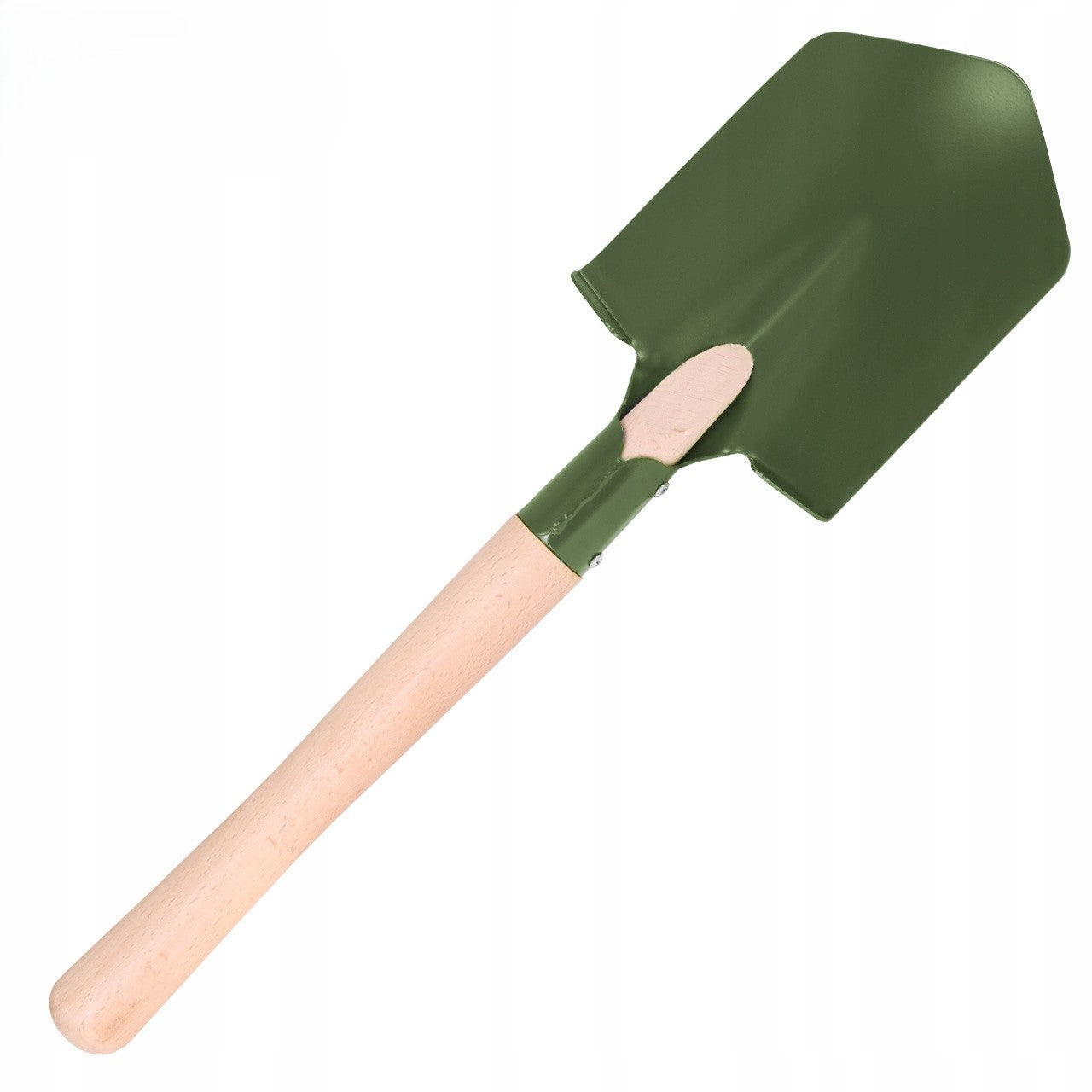 Mini kastuvas sodui ir stovyklavimui - tvirta medinė rankena - su dangteliu - būtinas daiktas lauke