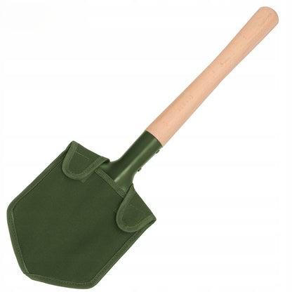 Mini kastuvas sodui ir stovyklavimui - tvirta medinė rankena - su dangteliu - būtinas daiktas lauke