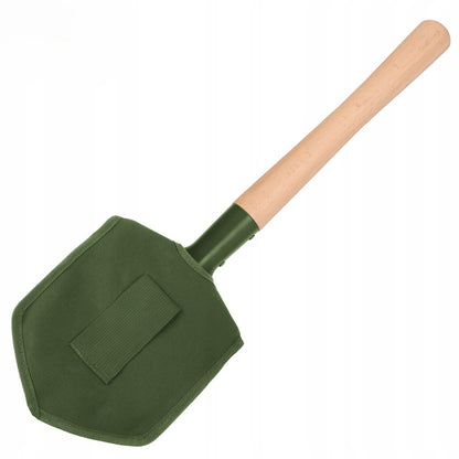 Mini kastuvas sodui ir stovyklavimui - tvirta medinė rankena - su dangteliu - būtinas daiktas lauke