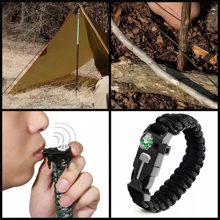 IŠGYVENIMO RINKINYS – 18 Komponentų, 40+ Funkcijų Pilna Komplektacija