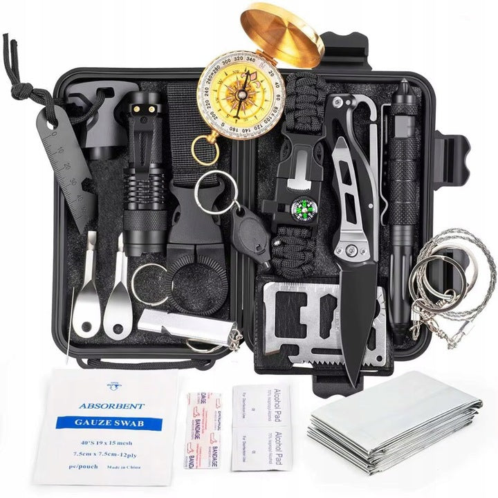 Daugiafunkciniai Taktiniai Įrankiai – Kišeninis Išgyvenimo Rinkinys 18-in-1