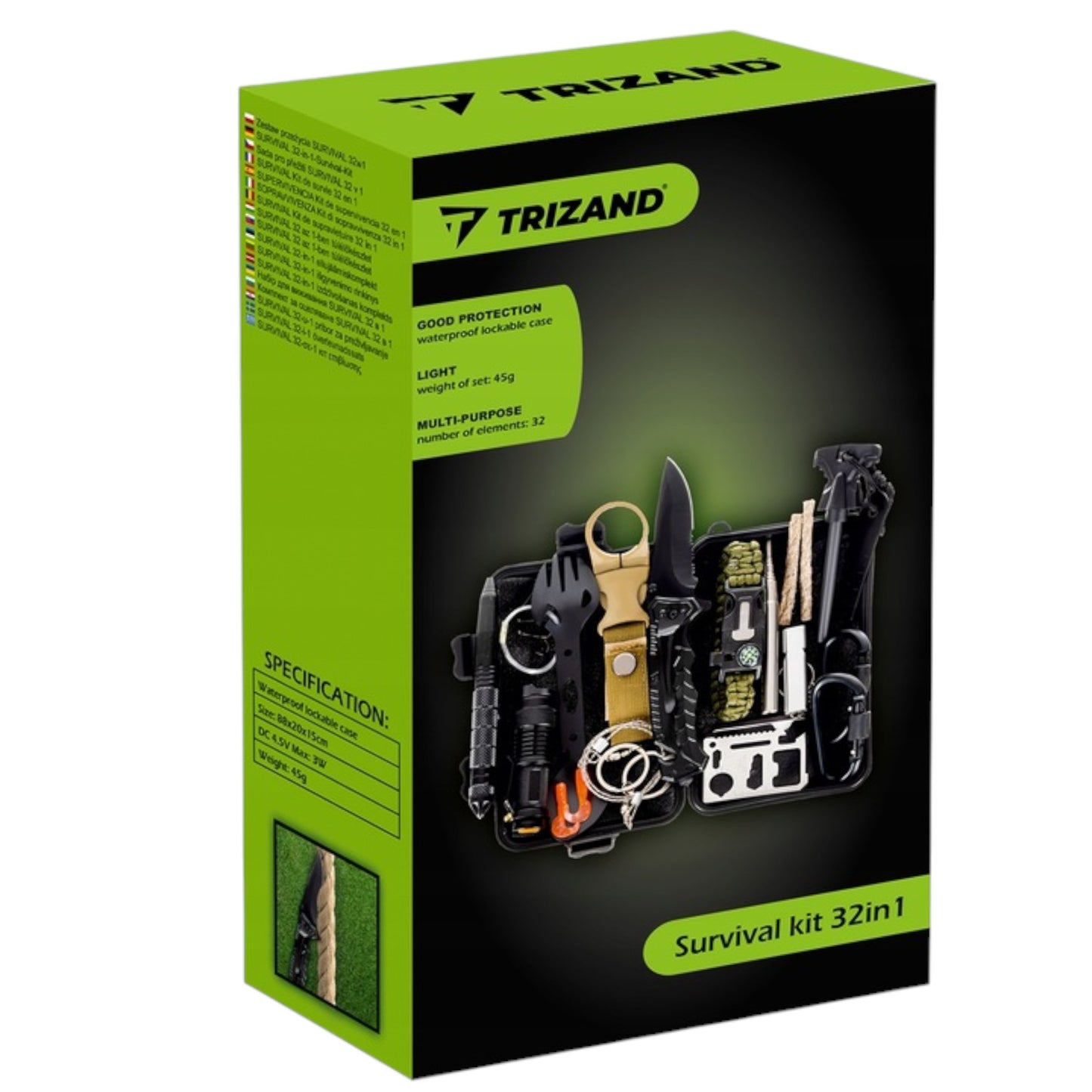 TRIZAND Išgyvenimo Rinkinys 32-in-1 Maksimalus Funkcionalumas