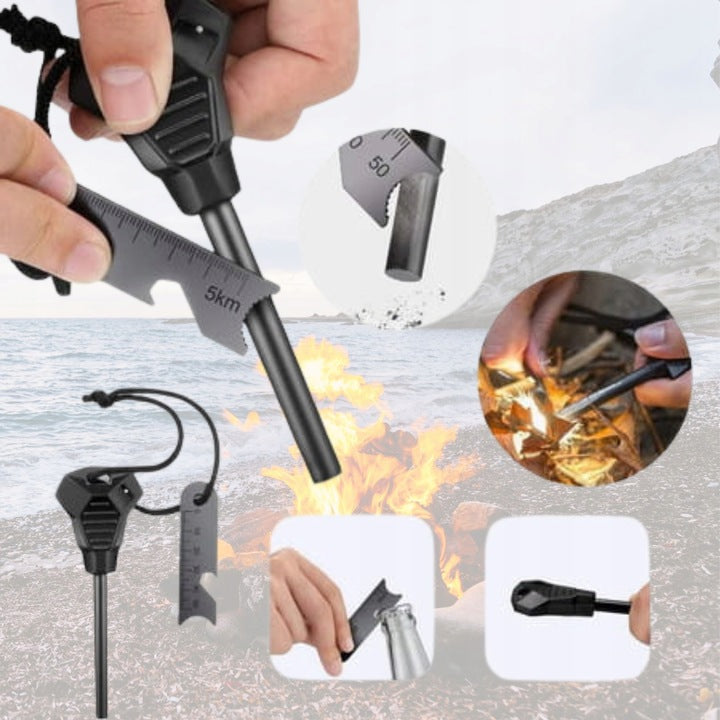 IŠGYVENIMO RINKINYS XL 62-in-1 – Išplėstinis Daugiafunkcinių Įrankių Komplektas