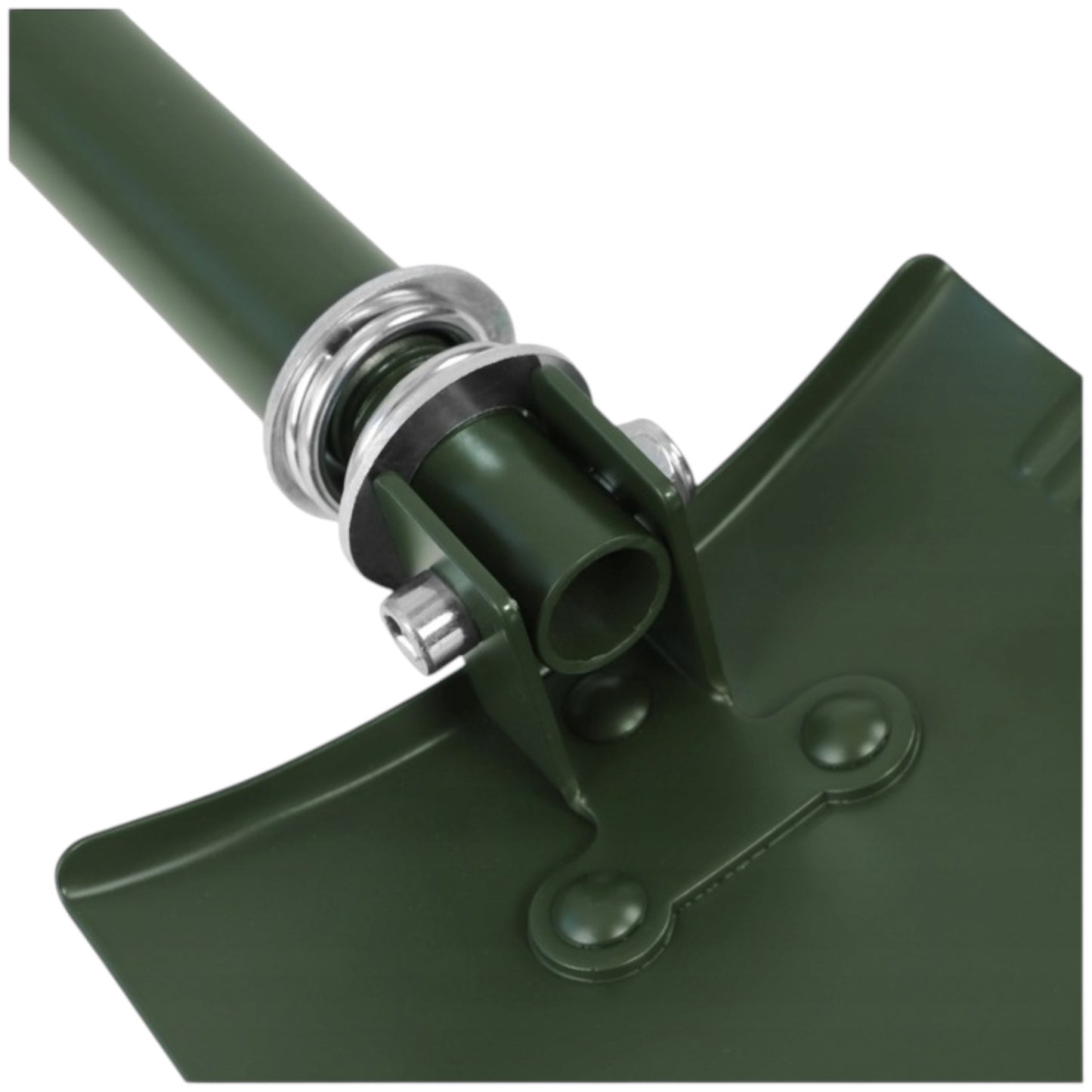 MFH sulankstomas turistinis kastuvas su medine rankena