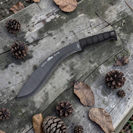 JKR743 Kukri tipo mačetė su gumine rankena, 56 cm