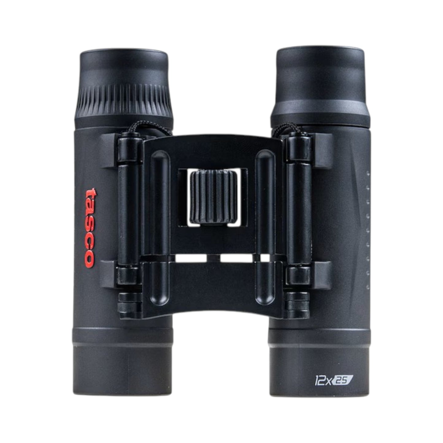 „Tasco Essentials 12x25“ juodi žiūronai – puikus pasirinkimas kelionėms ir lauko veikloms