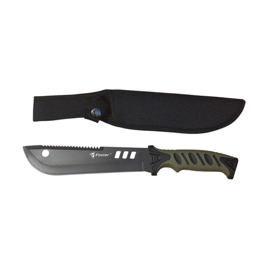 FOXTER® Taktinis medžioklinis peilis-mačetės su dėklu 32 cm