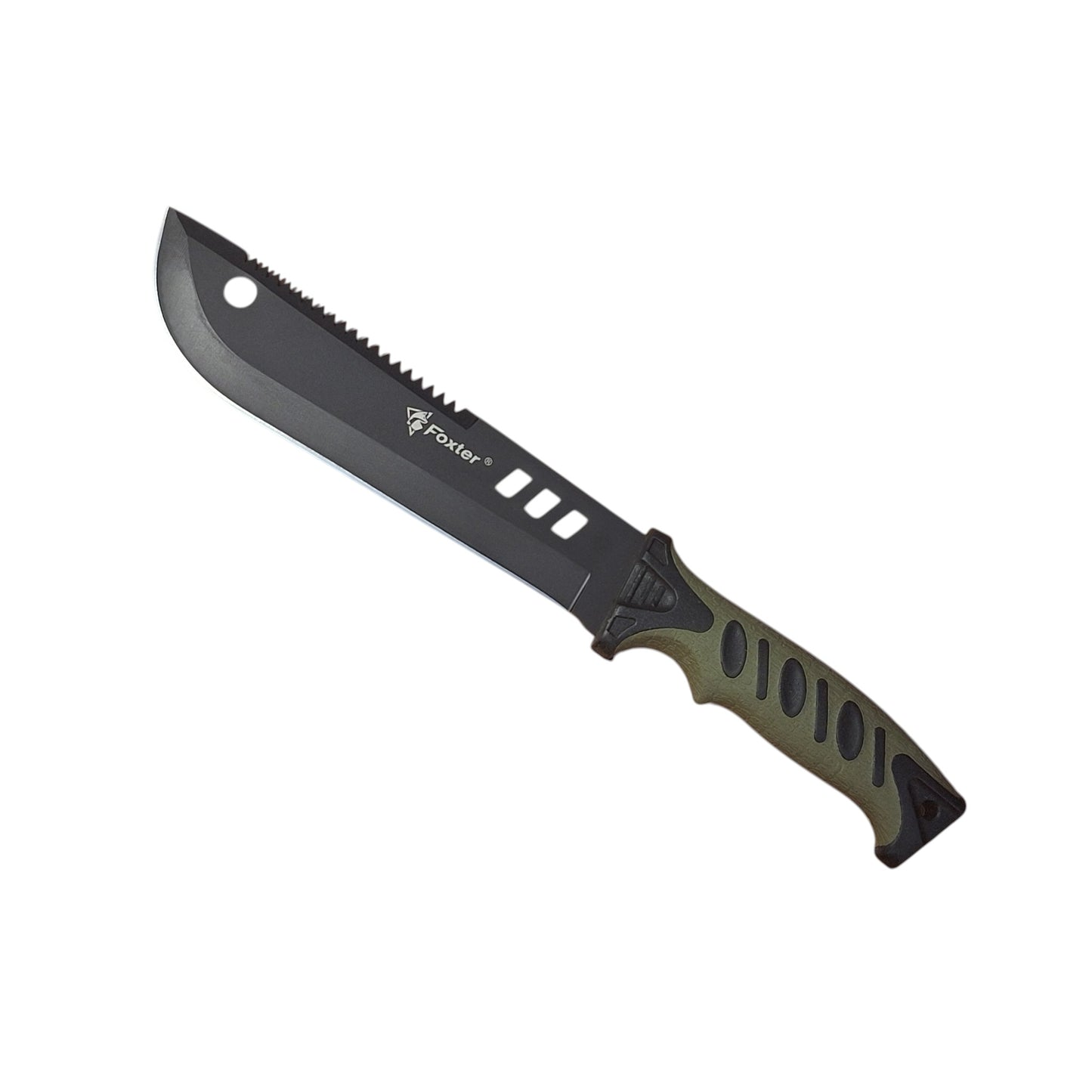 FOXTER® Taktinis medžioklinis peilis-mačetės su dėklu 32 cm