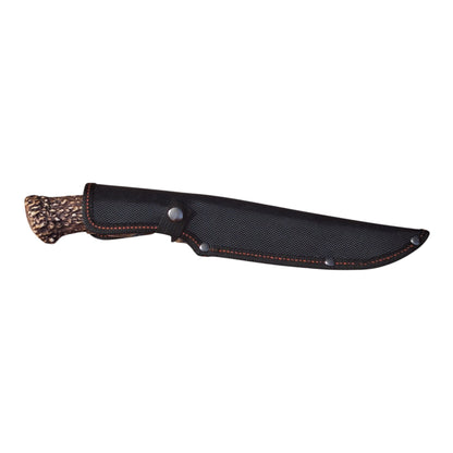 FOXTER® Klasikinis medžioklinis peilis su rago imitacijos rankena 30 cm