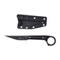 FOXTER® Taktinis medžioklės peilis, išgyvenimo peilis, metamasis peilis, makštis, 19 cm