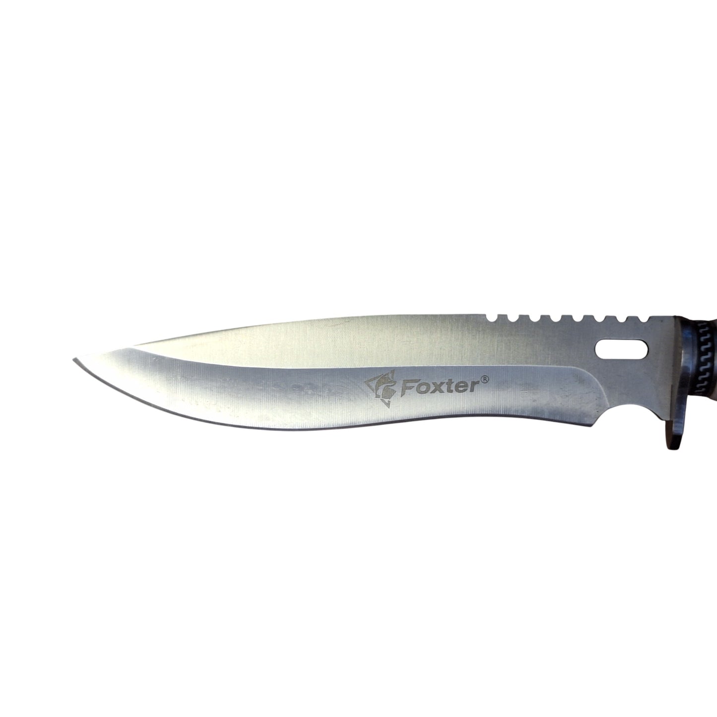 FOXTER® Klasikinis medžioklinis peilis su rago imitacijos rankena 30 cm