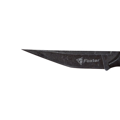 FOXTER® Taktinis medžioklės peilis, išgyvenimo peilis, metamasis peilis, makštis, 19 cm