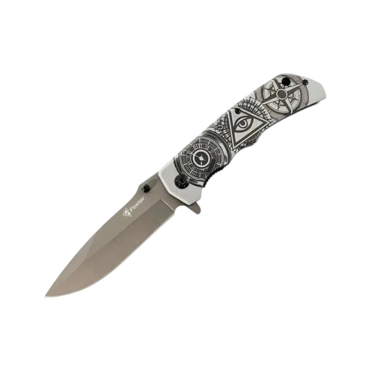 FOXTER® sulankstomas gelbėjimo medžioklės peilis 22,5 cm